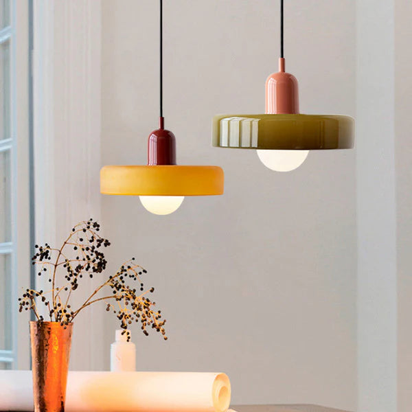 Colorful Modern Art Decor Bauhaus Glass Pendant Light