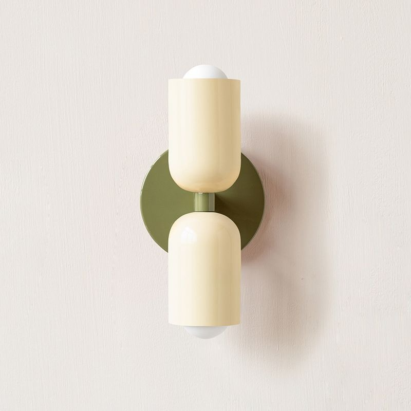 Double Head Glass Wall Lamp LED Sconce For Bedroom