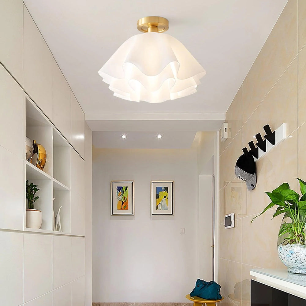 Modern Acrylic Flower Shaped Ceiling Light