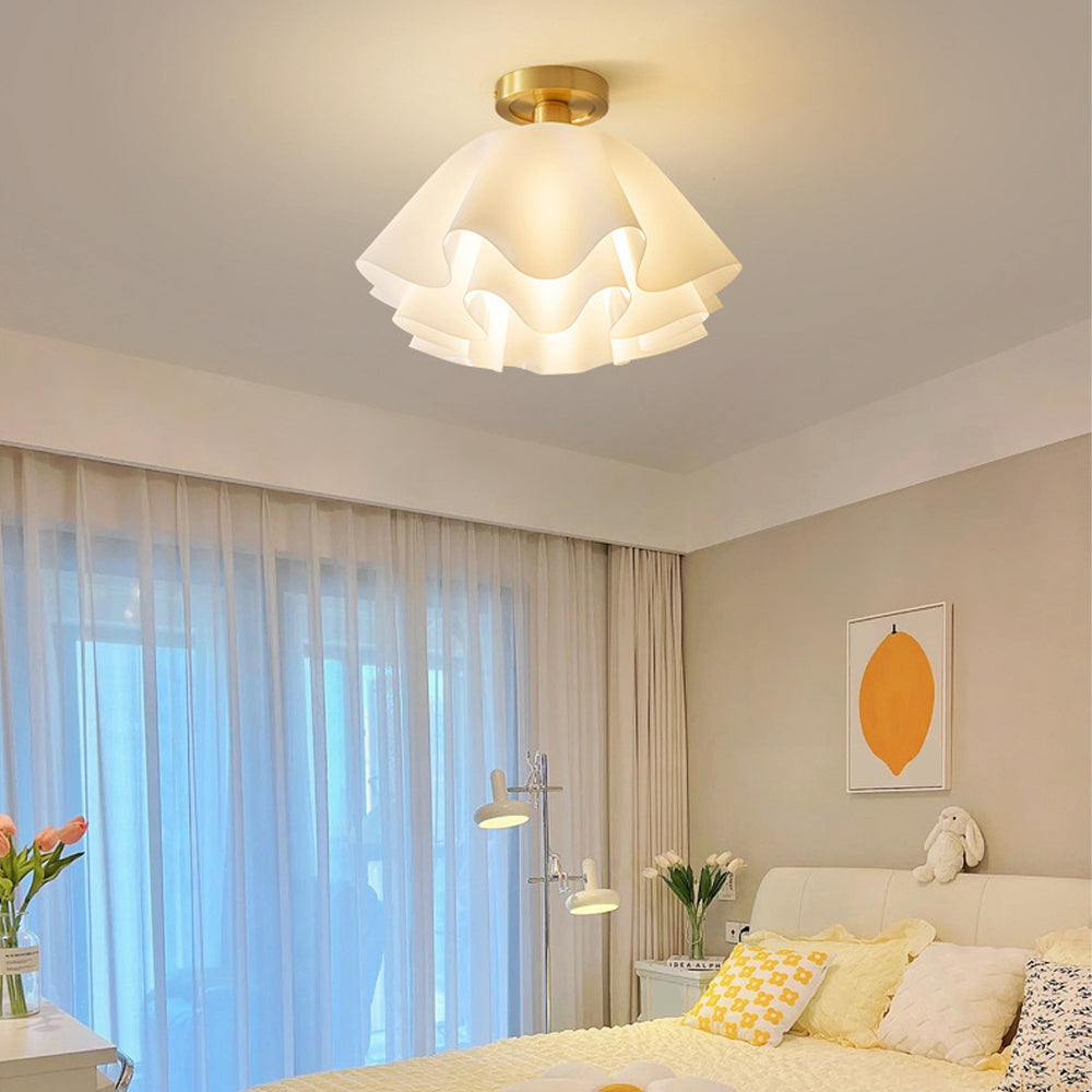 Modern Acrylic Flower Shaped Ceiling Light