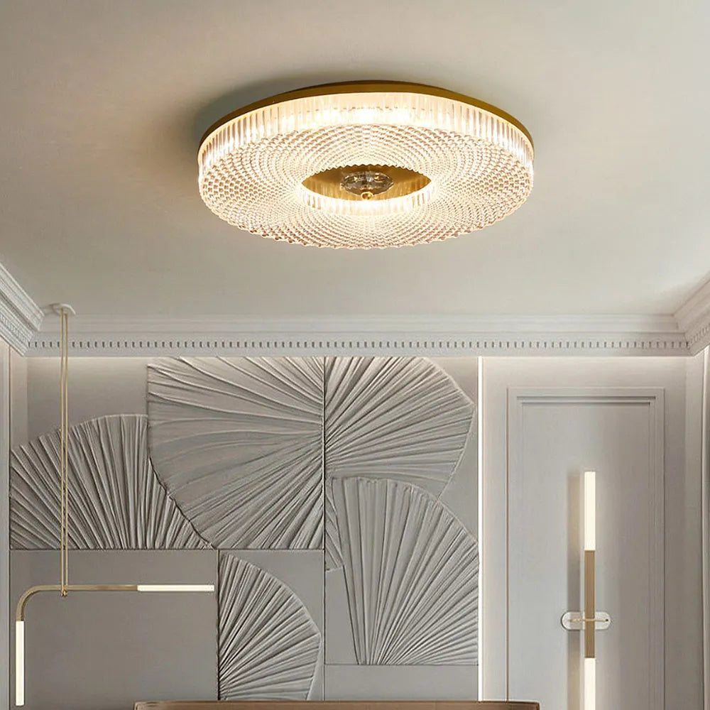 marilyn modern round led flush mount ceiling light bedroom
