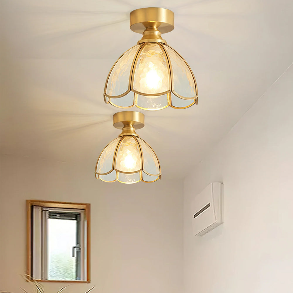 Retro Classic Tiffany Stained Glass Ceiling Light