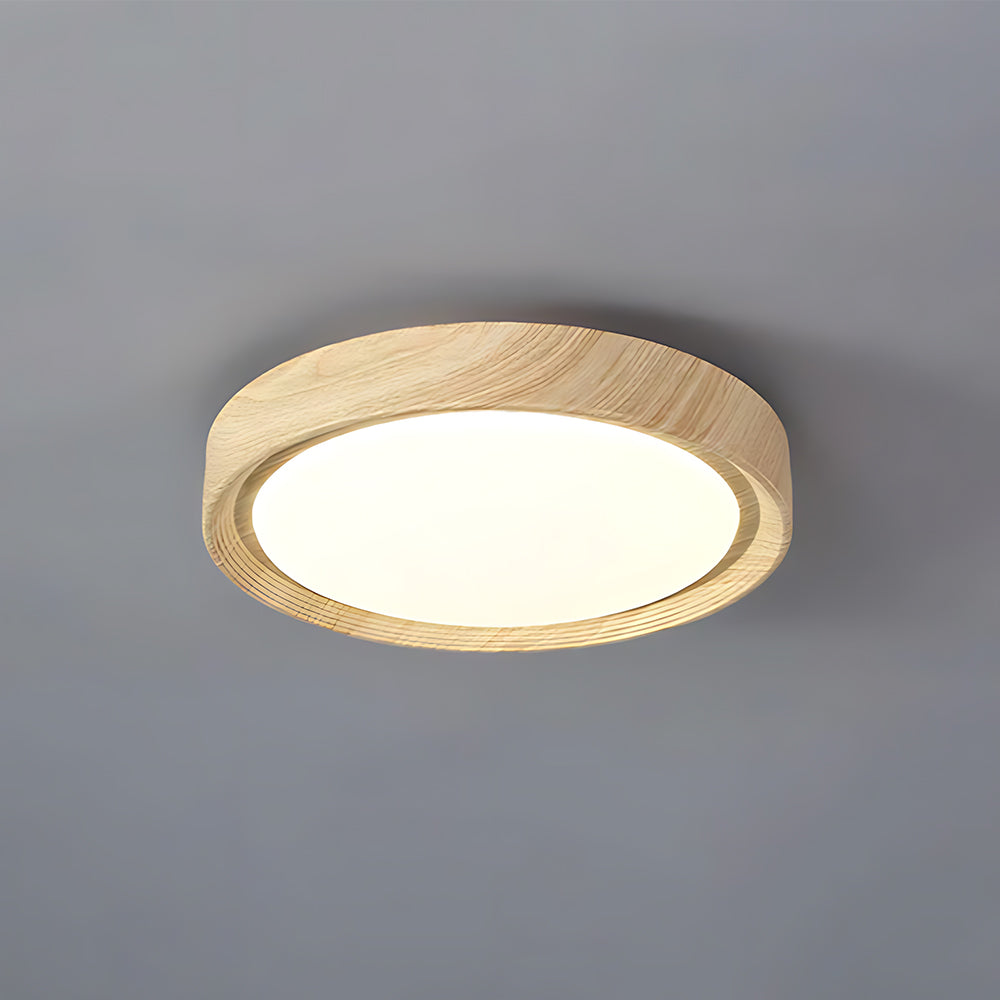 Minimalist Round Eye-Care Metal Ceiling Light