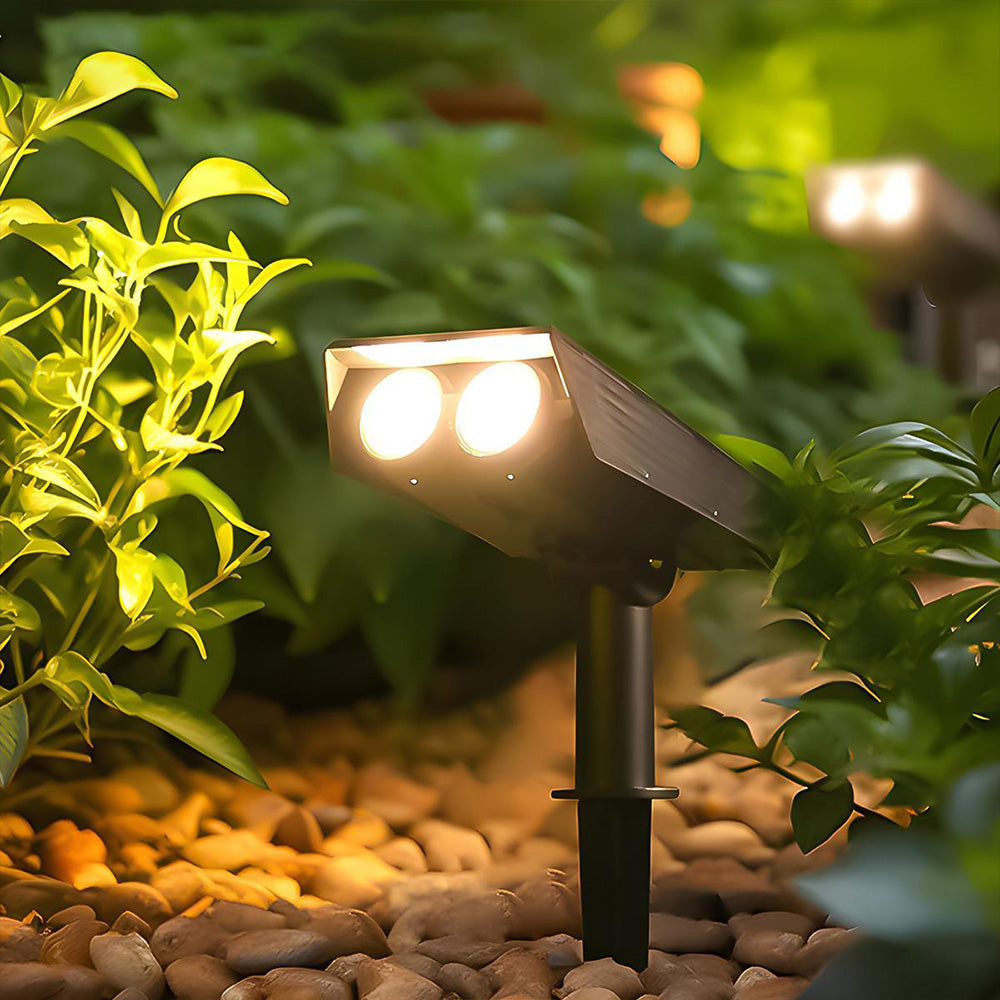 Modern Waterproof LED Solar Multi-zoom Landscape Lighting