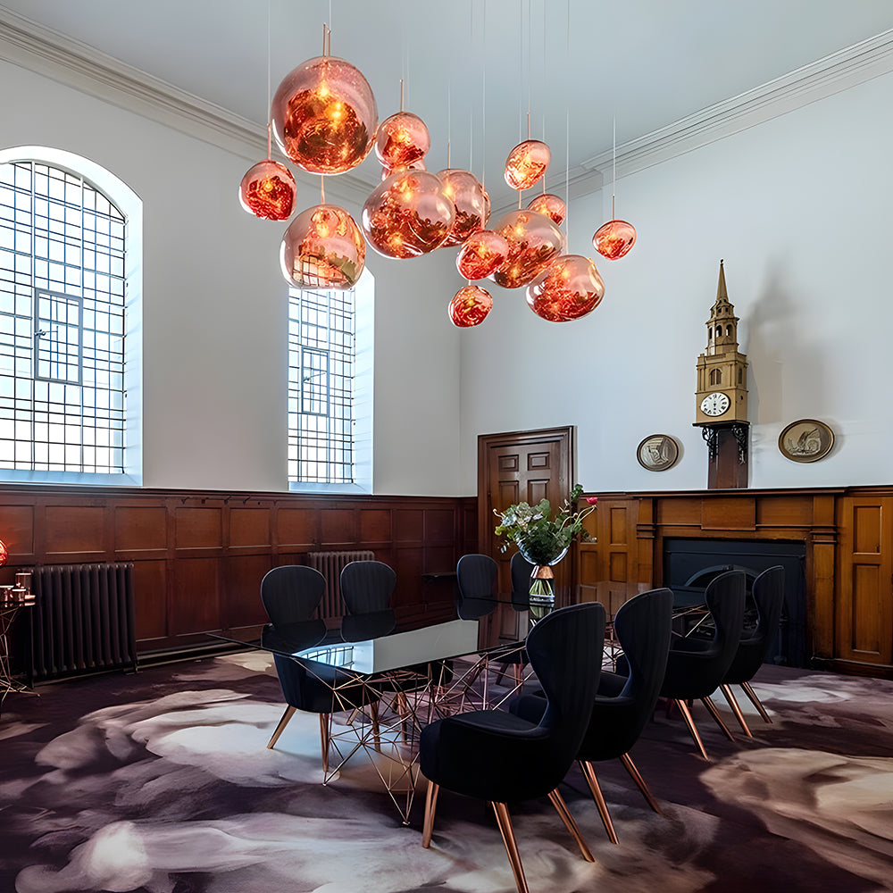 Modern Lava Starry Sky Glass Pendant Light