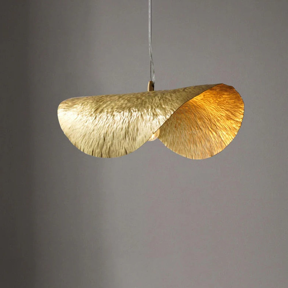 Nordic Luxury Copper Lotus Grace Pendant Light