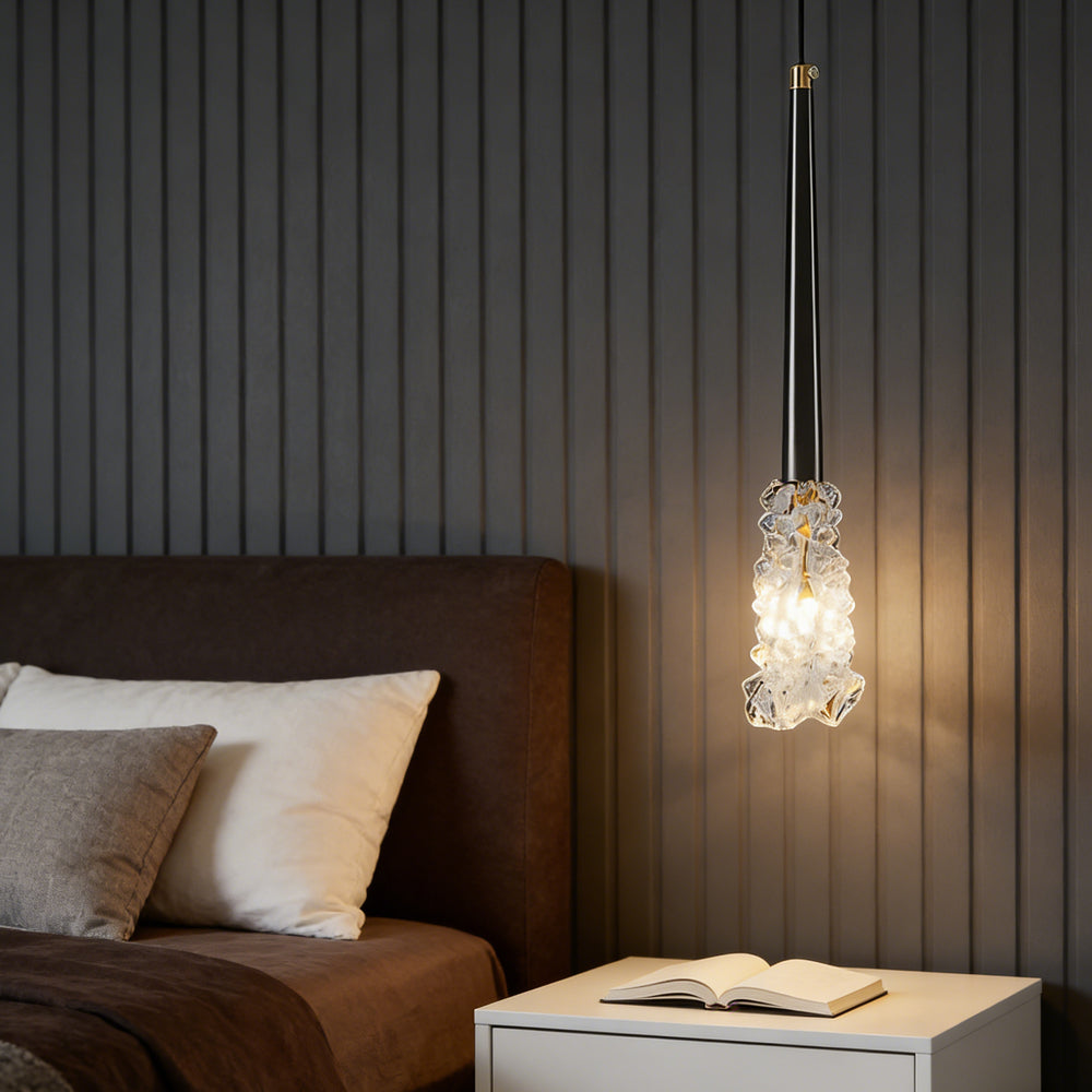 Luxury Ice-Melt Form Solid Brass Pendant Light