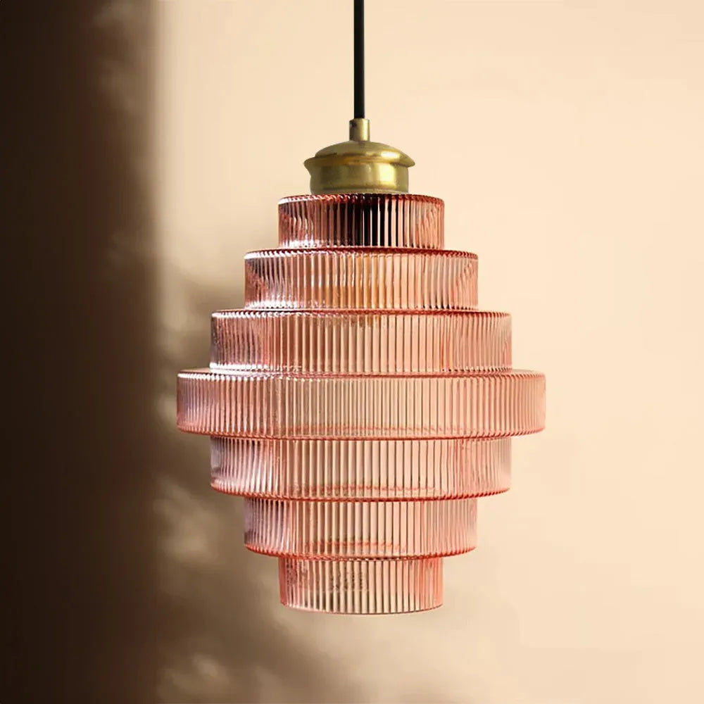 Lightcollects Home Amber Modern Pendant Lights Gyro Shape Ceiling ...