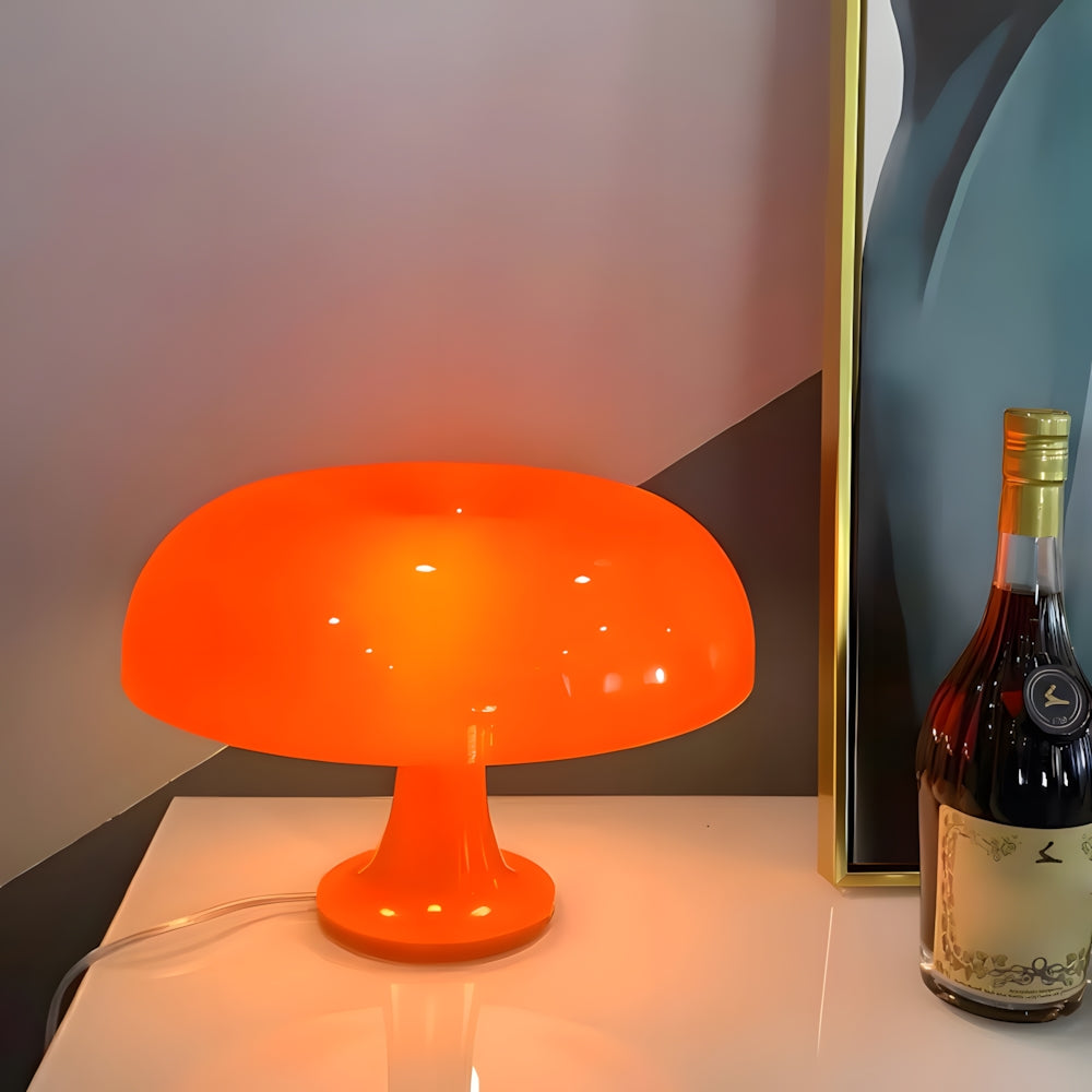 Cute Playful Exquisite Mushroom ABS LED Table Lamp