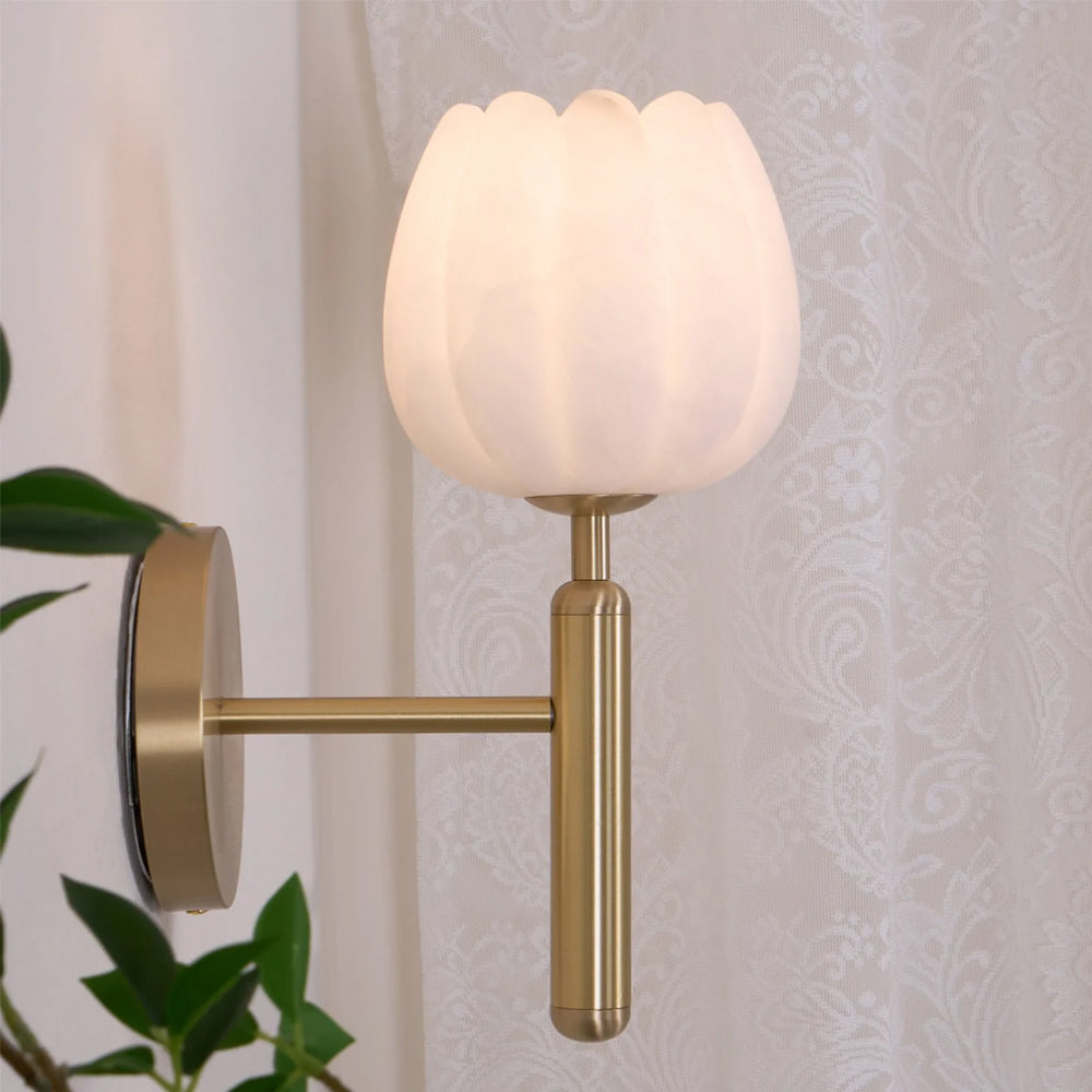 French Botanical Elements Bedside Wall Lamp