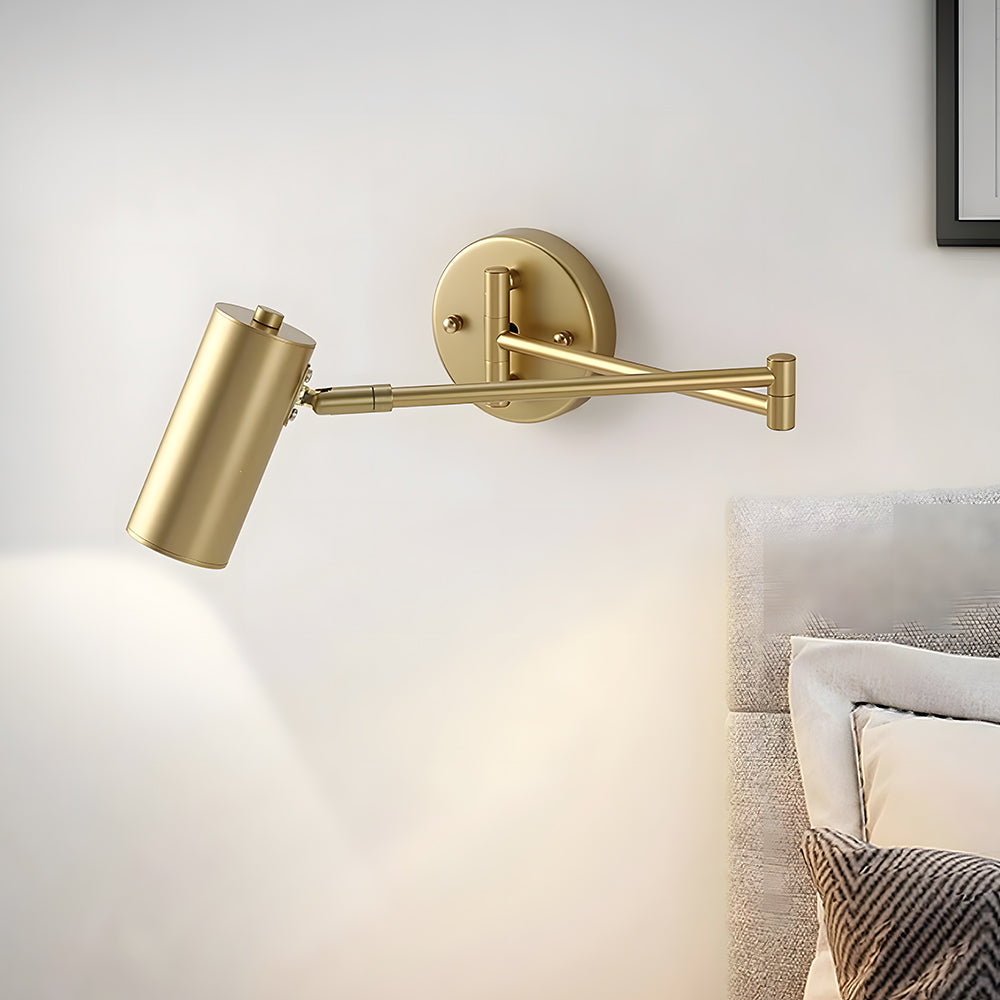 Simple Foldable Extendable Metal Wall Light with Wall Switch
