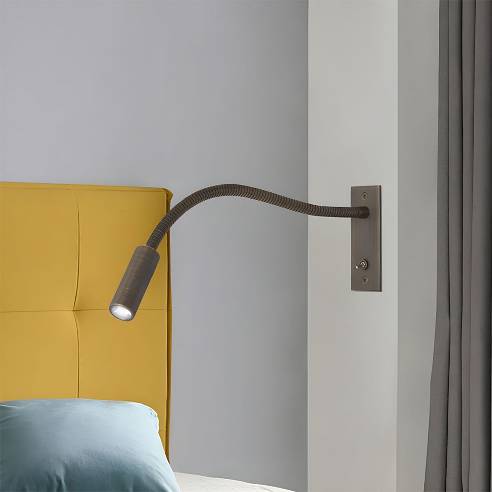 Modern Minimalist Tubular Recessed Rotatable Aluminum Wall Light