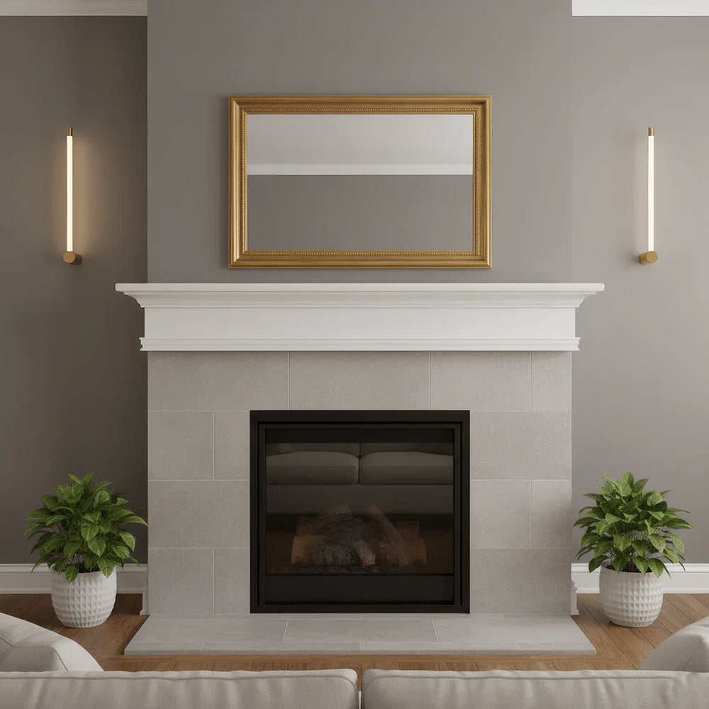 Minimalist Glam Transparent Long Glass Wall Light