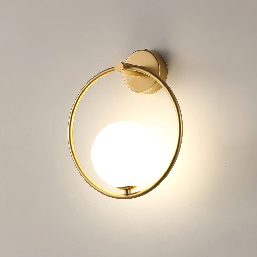 Nordic Modern Exquisite Ring lron Wall Light