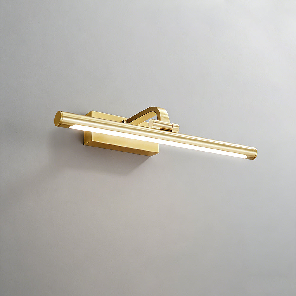 Art Deco Linear Metal LED Bathroom Vanity Light