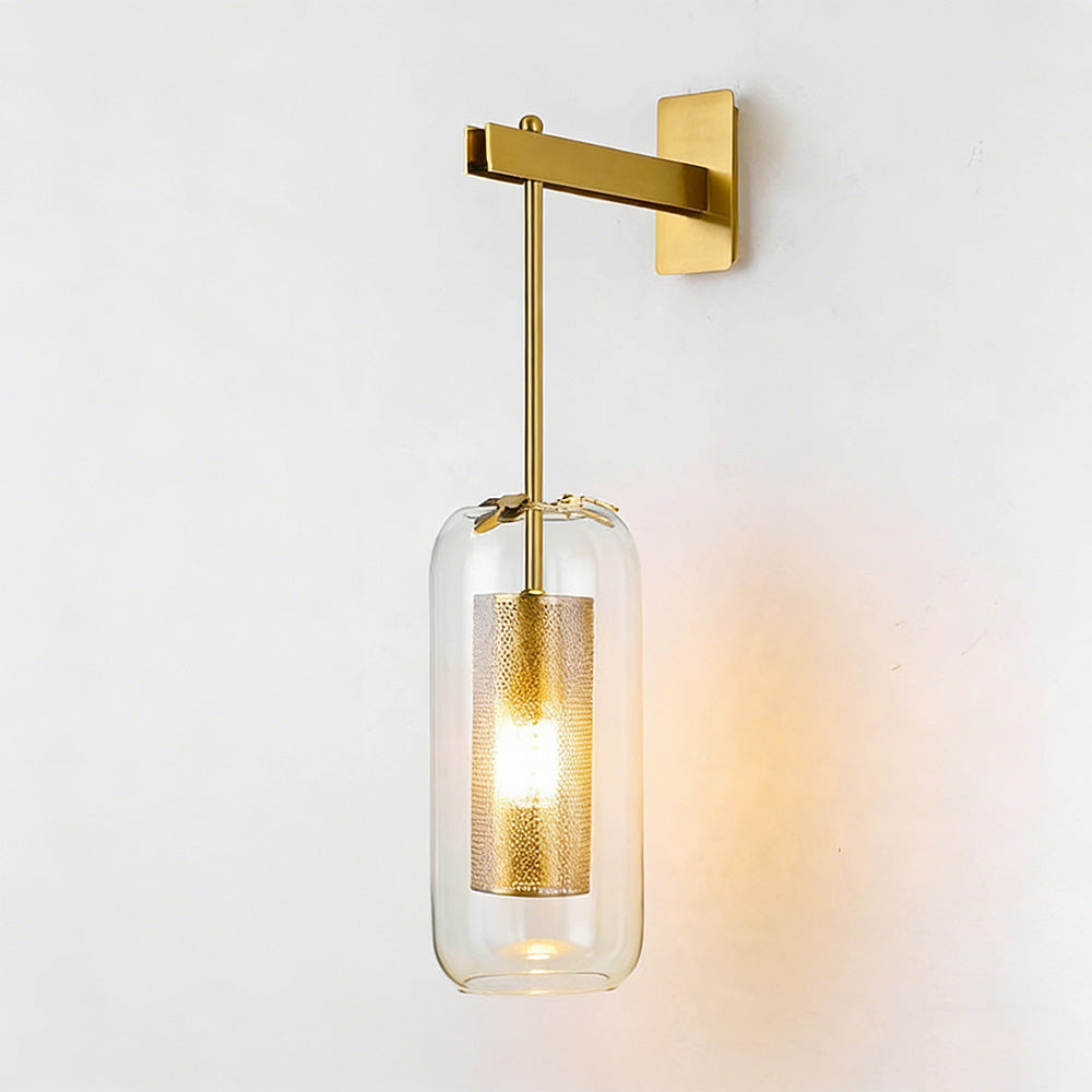 Elegant Vintage Design Glass Wall Lamp