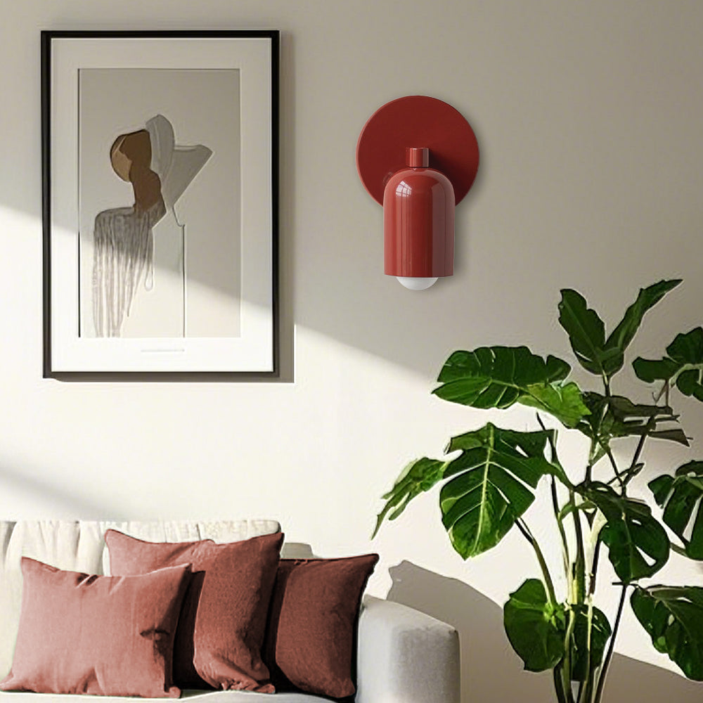 View of Lightcollects Home Simple Modern Small Stained Wall Sconce Lighting ...