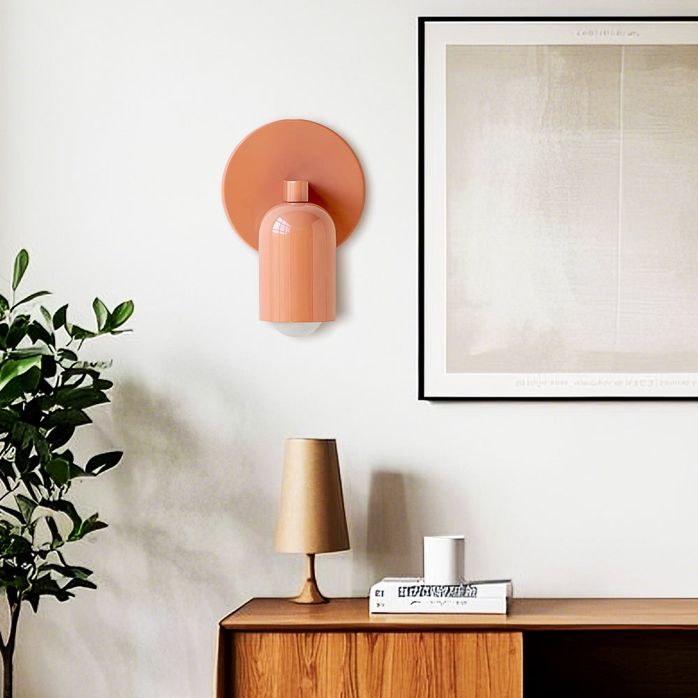 View of Lightcollects Home Simple Modern Small Stained Wall Sconce Lighting ...